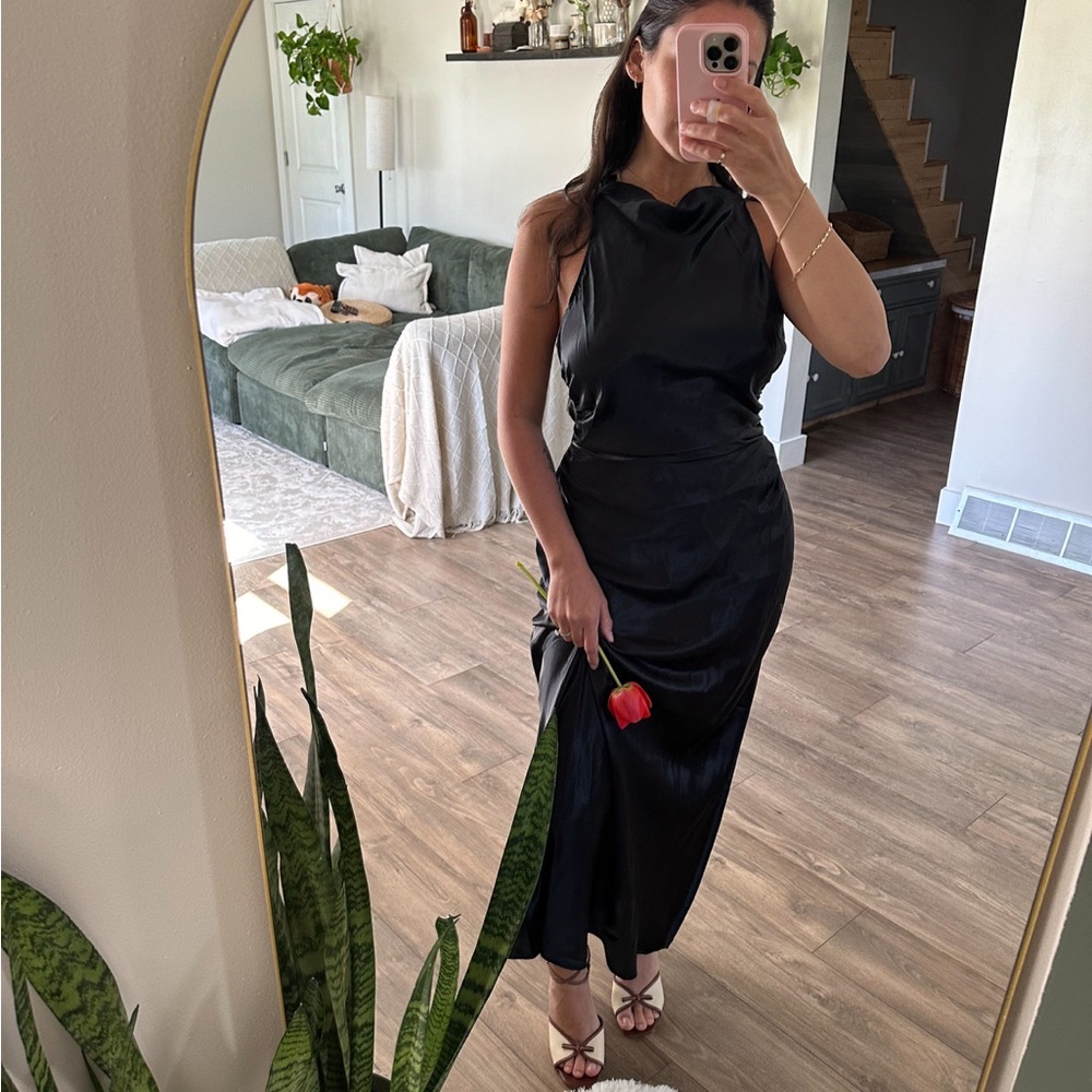 Reformation Cassette Dress Size 8 Black